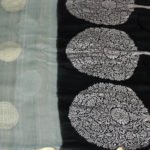 Pure Banarasi Tussar Silk Grey Color Lachha Border Saree