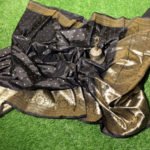 Pure Banarasi Handloom Katan Silk Black-Golden Color Saree