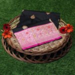 Pure Banarasi Handloom Katan Silk Black Color Saree