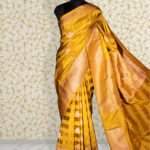 Pure Banarasi Handloom Katan Silk Mustard Color Saree