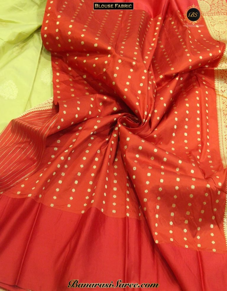Pure Banarasi Handloom Katan Silk Latte Color Saree - Image 3