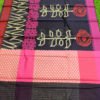 Banarasi Handloom Cotton Black Color Saree - Image 2