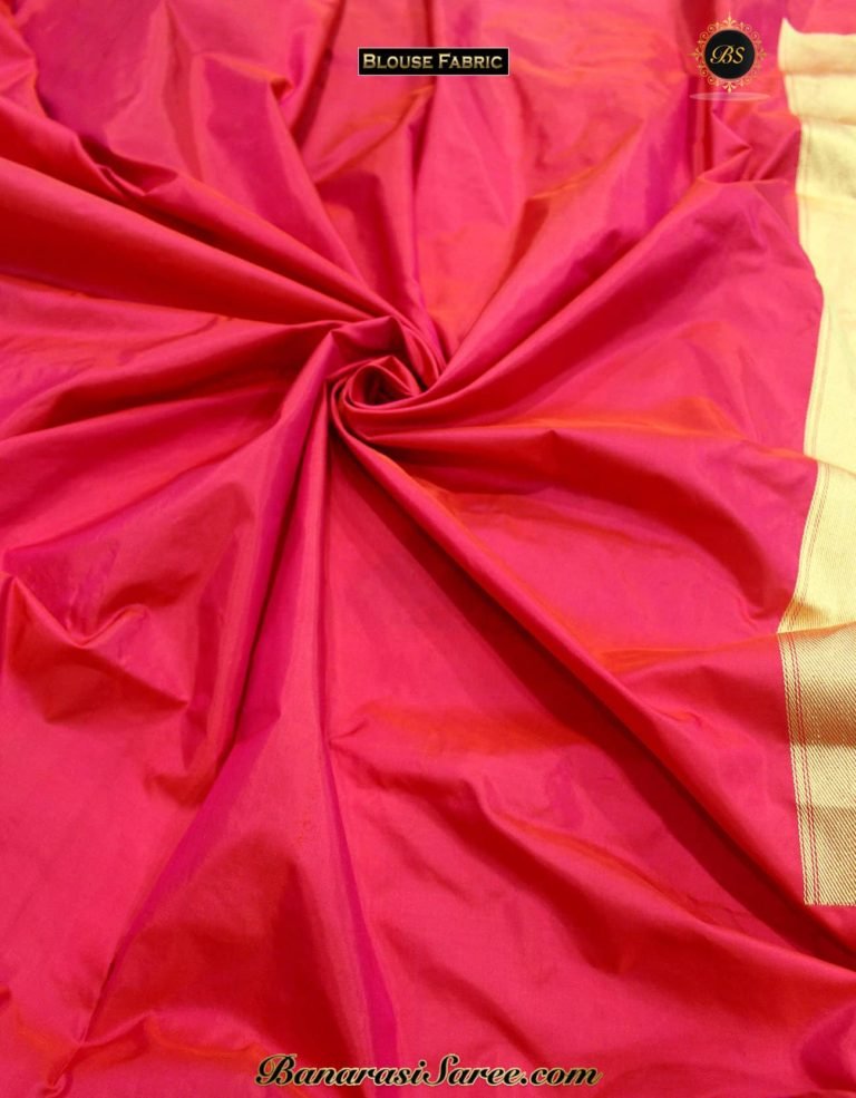 Pure Banarasi Handloom Katan Silk Pink Color Paithani Border Saree - Image 3