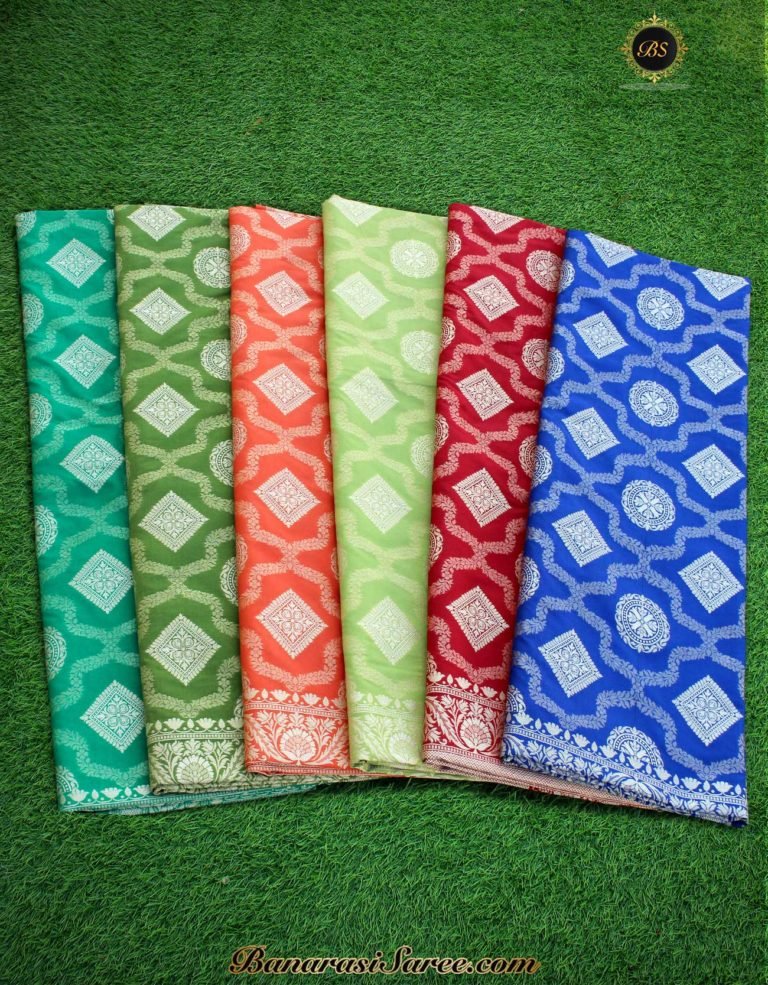 Banarasi Handloom Soft Silk Zari Boota Saree - Image 5