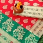 Banarasi Handloom Soft Silk Zari Booty Saree