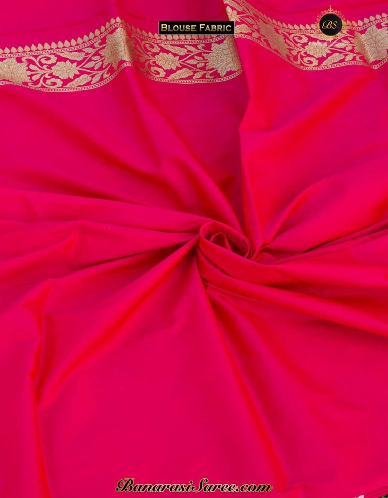 Banarasi Handloom Soft Silk Sona Roopa Jaal Saree - Image 5