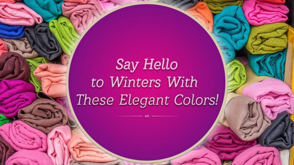 Winter Colours of banarasi saree