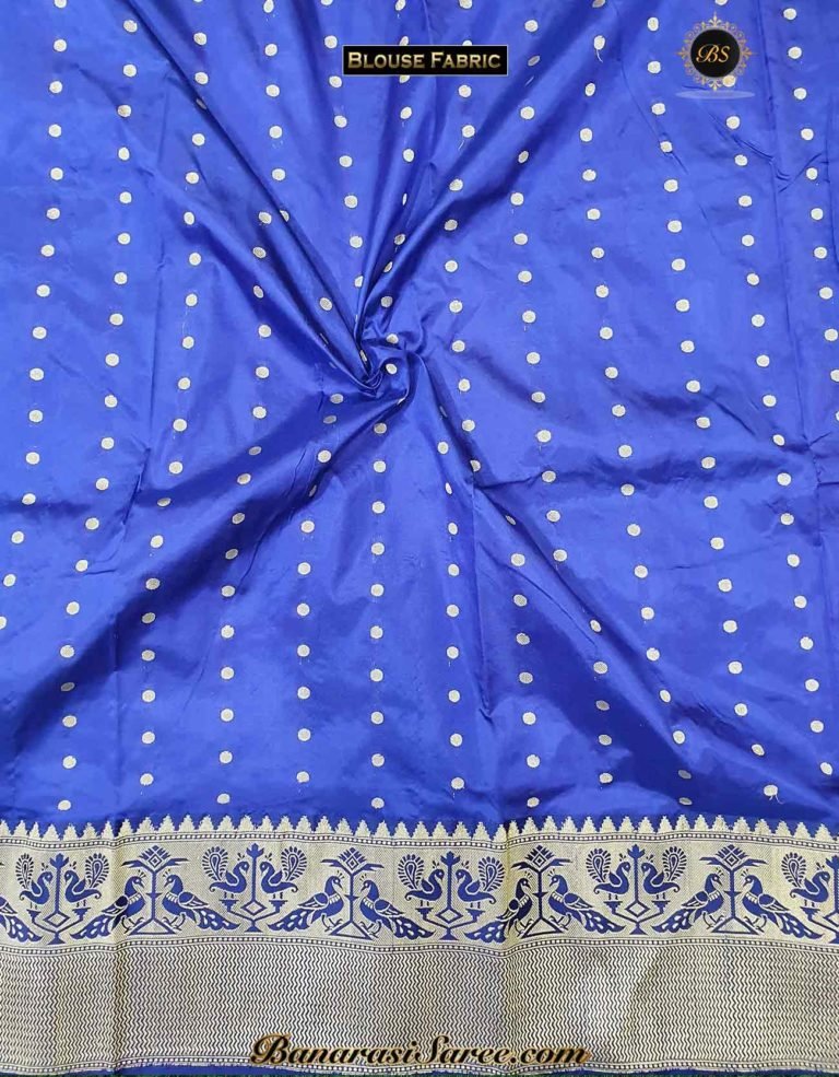 Pure Banarasi Handloom Katan Silk Pink Peacock Figure Saree - Image 5