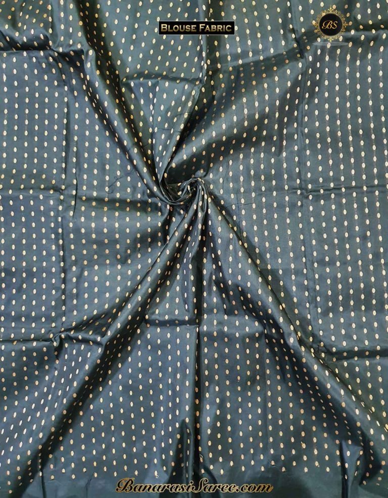 Pure Banarasi Handloom Katan Silk Black Color Sona Roopa Figure Boota Saree - Image 5