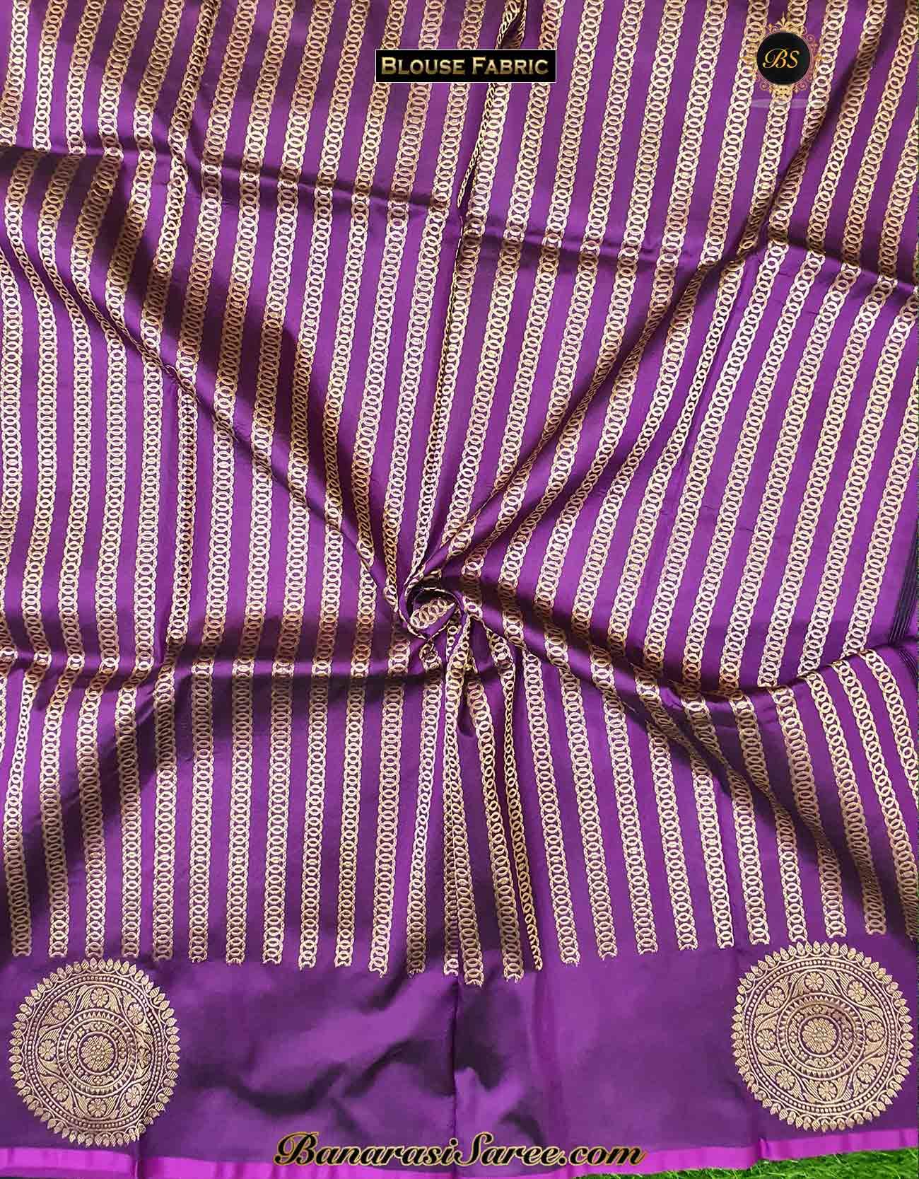 Pure Banarasi Handloom Katan Silk Black Color Boota Border Saree - Image 5